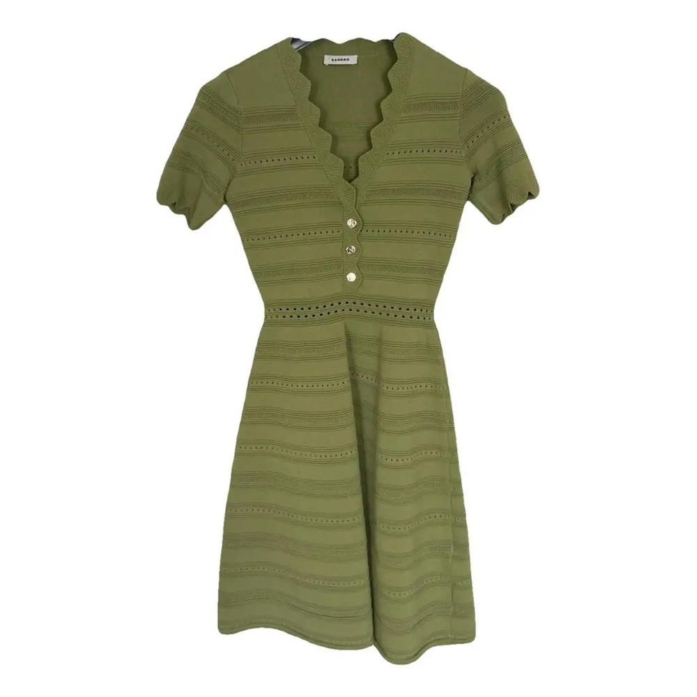 Green Short Sleeve Dress